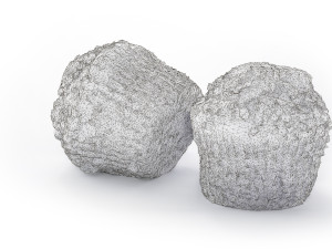 Bran Muffin with Raisins 3D 모델