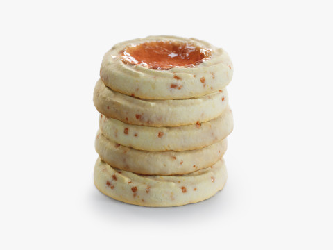 Raspberry Jelly Cookie 3D मॉडल