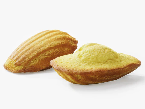 Kue Madeleine Model 3D