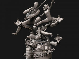 Spiderman Multiverse 3D Print Model