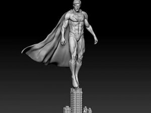 Superman Sculpt 3D Print Model