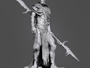 Corvus Glaive 3Dプリントモデル