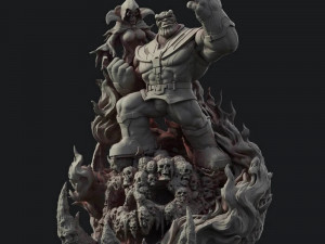 Thanos and Death 3D Принт Модель