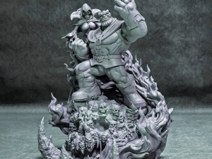 Thanos and Death Modèles 3D en vedette