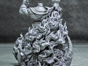 Thanos and Death Modèles 3D en vedette
