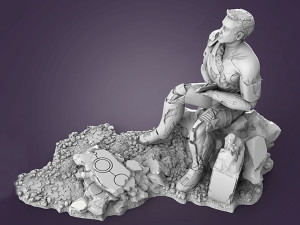 Iron Man Statue 3D Print Model