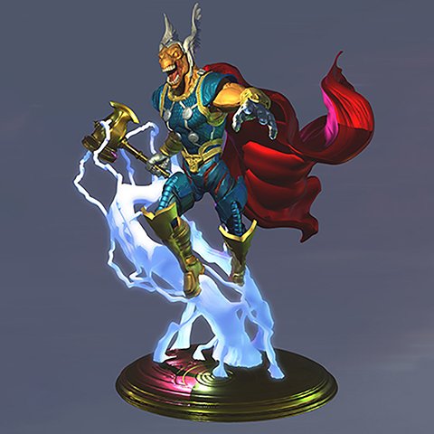 Beta Rae Thor 3D 프린트 모델 .c4d .max .obj .3ds .fbx .stl .blend 