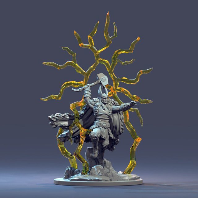 Thor Statue Modèles 3D en vedette .c4d .max .obj .3ds .fbx .stl .blend 
