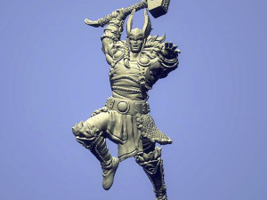 Thor Statue Modèles 3D en vedette