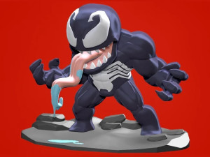 Chibi Venom Modelo de Impressão 3D
