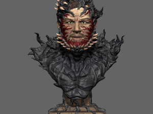 Venom - Tom Hardy Bust 3Dプリントモデル