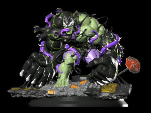 Venomized Hulk Modèles 3D en vedette