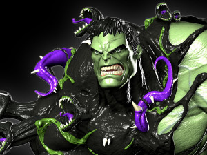 Venomized Hulk Model Cetak 3D