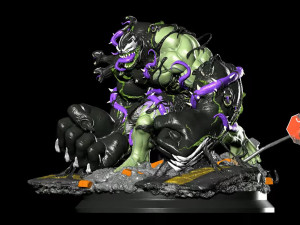 Venomized Hulk Model Cetak 3D