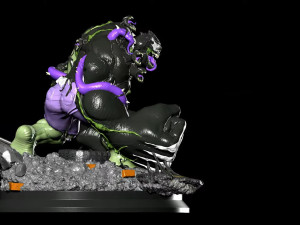 Venomized Hulk Model Cetak 3D