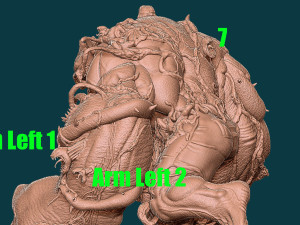 Venomized Hulk Model Cetak 3D