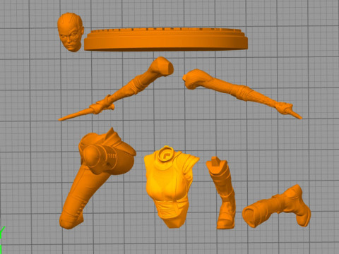Nebula - Guardians of the Galaxy Modello di stampa 3D