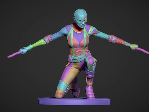 Nebula - Guardians of the Galaxy Modello di stampa 3D
