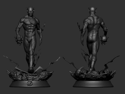 The Flash Modèles 3D en vedette