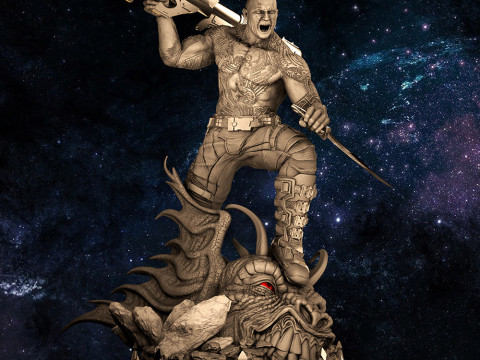 Drax the Destroyer 3D Print Model