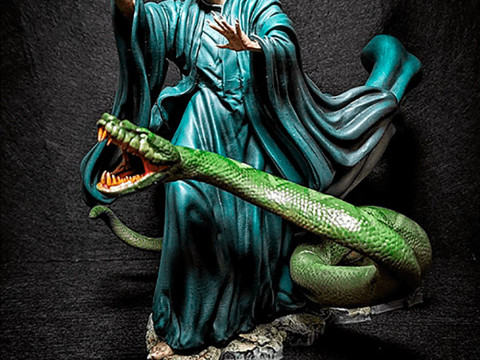 Lord Voldemort and Nagini 3D Print Model