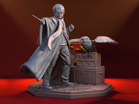 Harry Potter 3D Print Model