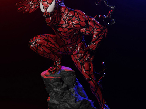 Carnage Statue 3Dプリントモデル