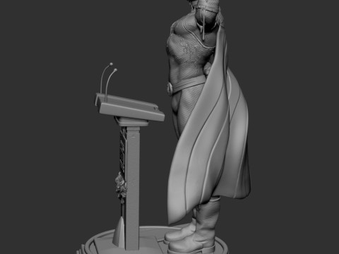 Homelander Statue Modèles 3D en vedette