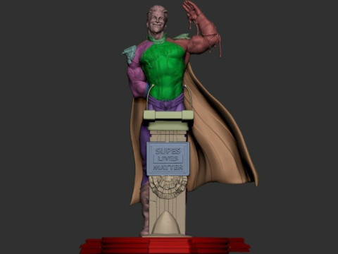 Homelander Statue Modèles 3D en vedette