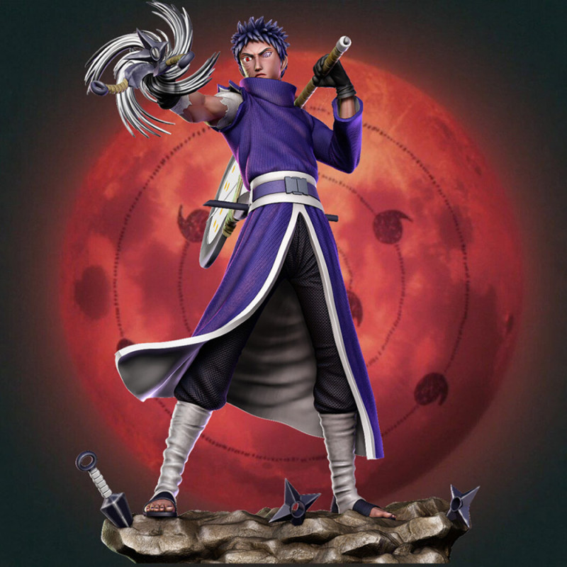 Uchiha Obito - Naruto 3D Print Model .c4d .max .obj .3ds .fbx .stl .blend 