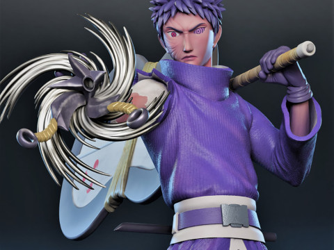 Uchiha Obito - Naruto 3D Print Model