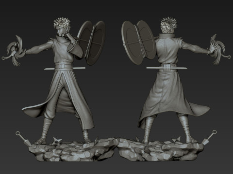 Uchiha Obito - Naruto 3D Print Model