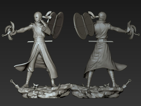 Uchiha Obito - Naruto 3D Print Model