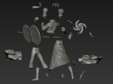 Uchiha Obito - Naruto 3D Print Model