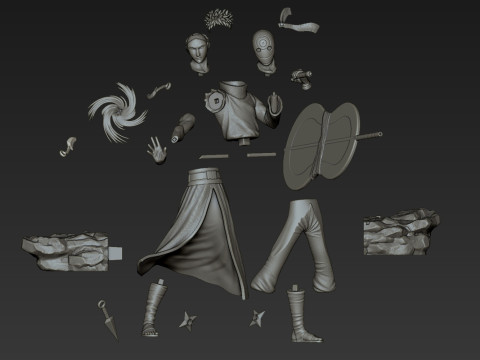 Uchiha Obito - Naruto 3D Print Model
