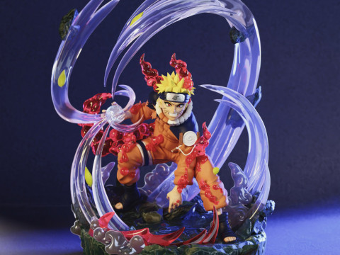 Naruto Kyuubi 3D Print Model