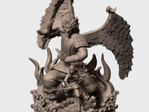Sasuke and Susanoo 3D Print Model