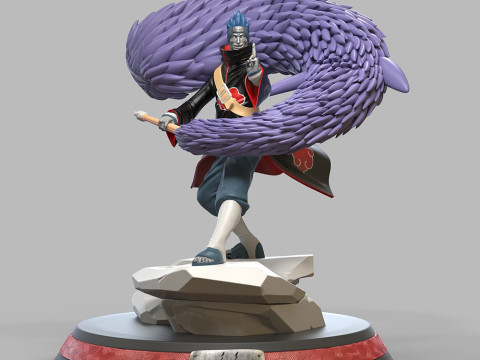 Kisame and Samehada 3Dプリントモデル