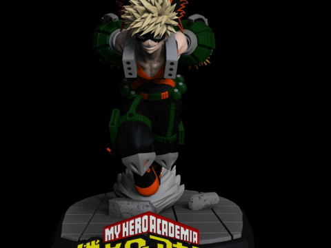 Katsuki Bakugo - My Hero Academia 3D Print Model