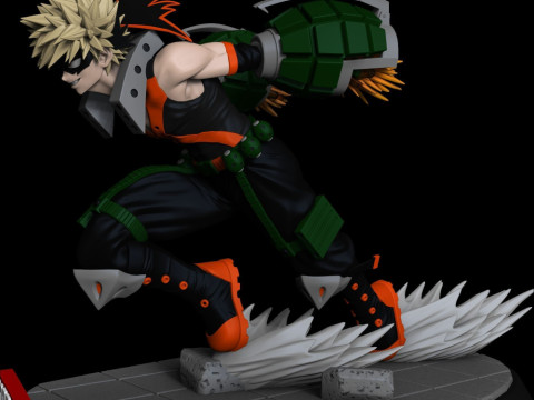 Katsuki Bakugo - My Hero Academia 3D Print Model