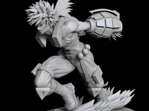 Katsuki Bakugo - My Hero Academia 3D Print Model
