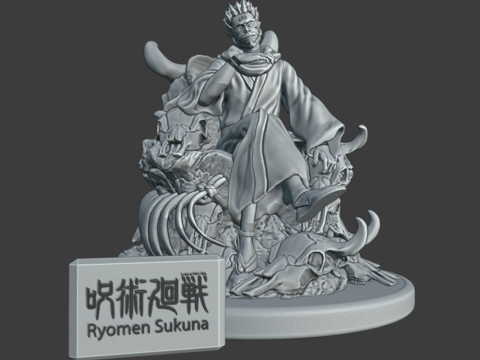 Ryomen Sukuna - Jujutsu Kaisen 3D Print Model