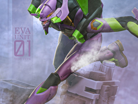 Eva01 - Neon Genesis Evangelion 3D Print Model