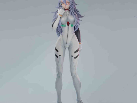Rei Ayanami - Evangelion Modelo de Impressão 3D