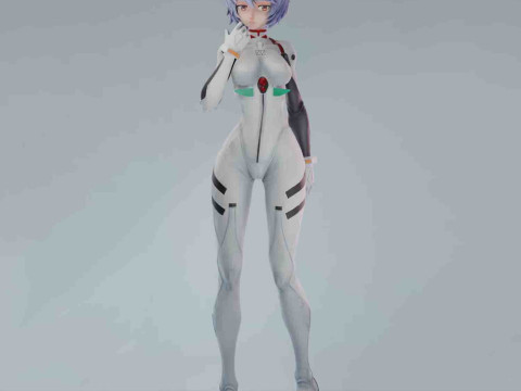 Rei Ayanami - Evangelion Modelo de Impressão 3D