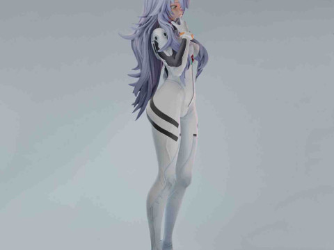 Rei Ayanami - Evangelion Modelo de Impressão 3D