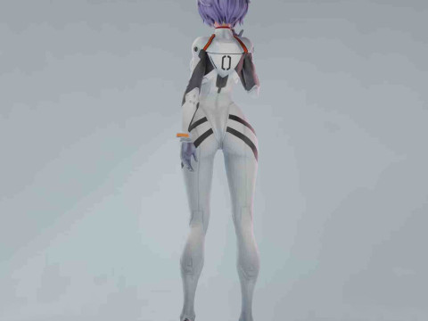 Rei Ayanami - Evangelion Modelo de Impressão 3D