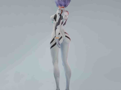 Rei Ayanami - Evangelion Modelo de Impressão 3D