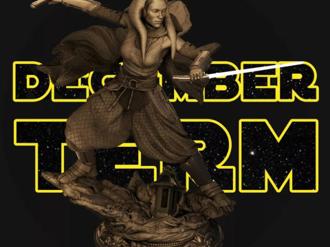 Ahsoka Tano - Star Wars 3D प्रिंट मॉडल