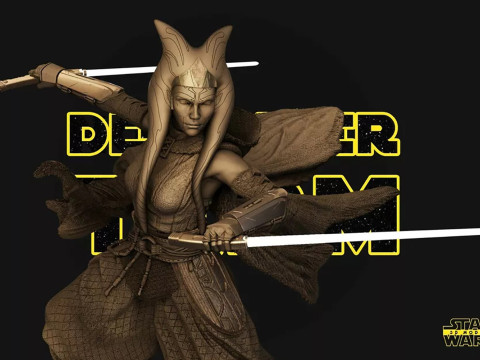 Ahsoka Tano - Star Wars 3D प्रिंट मॉडल